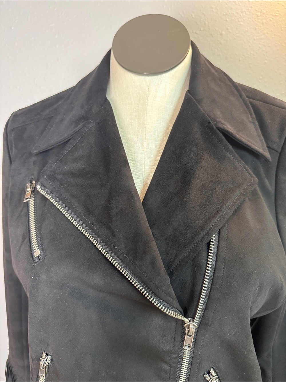 Torrid Faux Suede Fringe Moto Jacket - Women - Picture 15 of 15